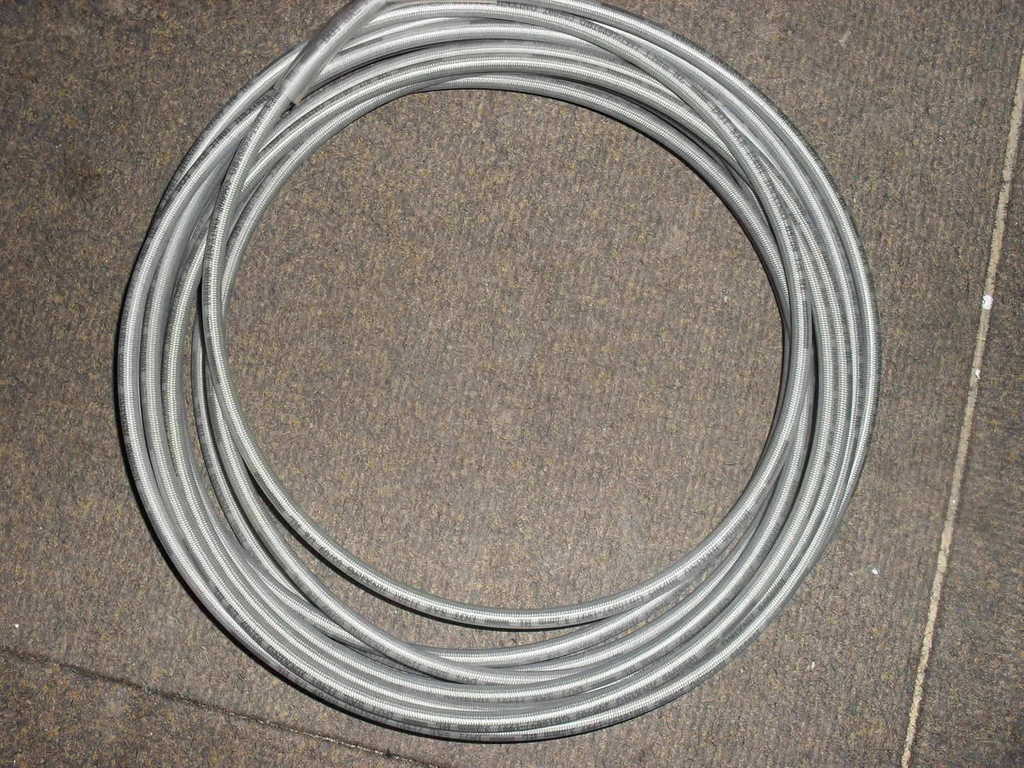 METRE LENGTH OF MOTORCYCLE BRAIDED BRAKE HOSE 3MM INNER