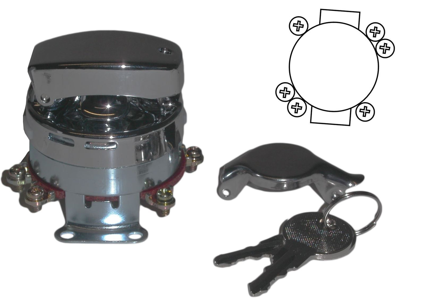 BRAND NEW IGNITION SWITCH FOR HARLEY DAVIDSON FITS FAT BOB
