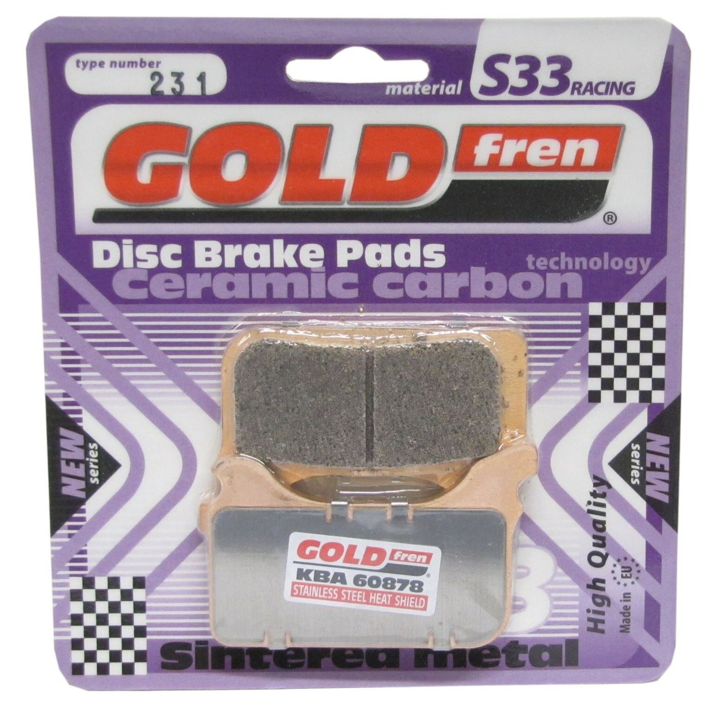 Goldfren Brake Pads S33-231, FA405, VD9030