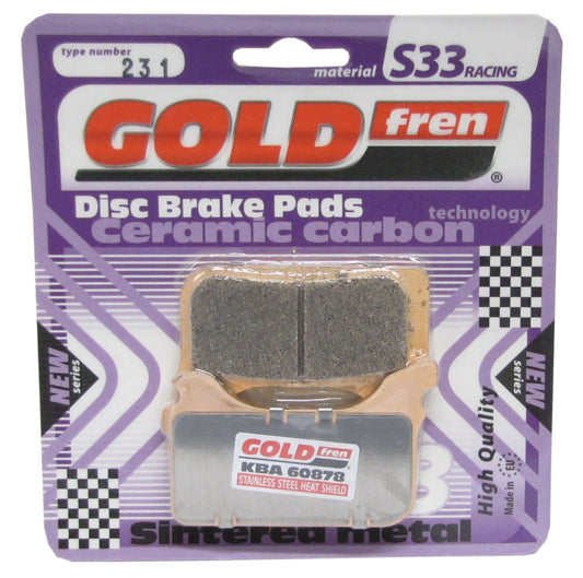 Goldfren Brake Pads S33-231, FA405, VD9030