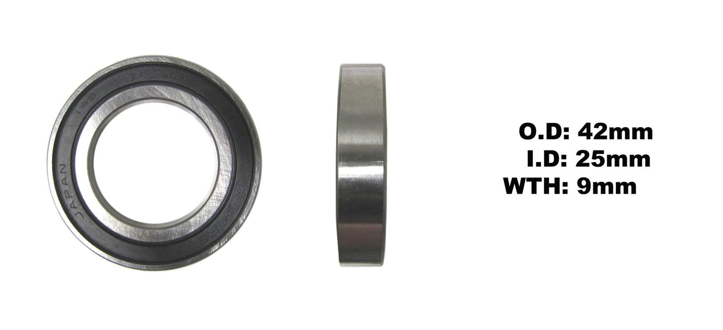 Koyo Bearing 6905-2RS-C3 (ID:25mm x OD:42mm x W:9mm)