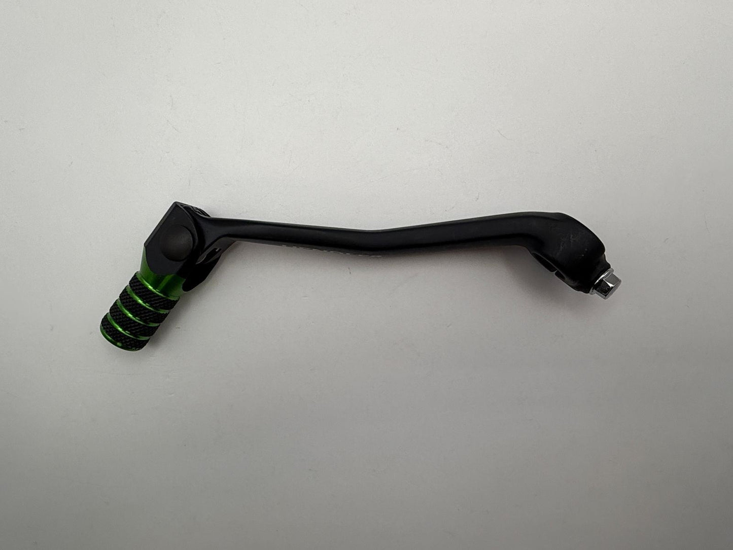 Gear Lever Alloy Black with Green Tip Kawasaki KX450F 2016-2018, KX450 2019-2026, KX450X 2021-2026 OE Ref. 13156-0614
