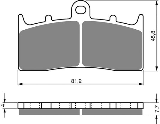 Goldfren Brake Pads S33-194, FA294, SBS743, VD9020
