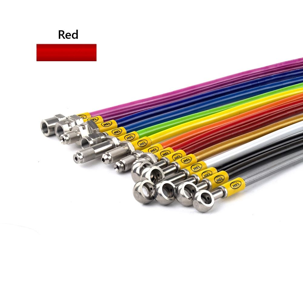 RED Hel Clutch Braided Hose Line For Aprillia RSV 1000 Mille 2004-2007