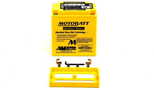Motobatt Battery MBTX30U 12v 36.0Ah (20Hr) CCA:440A YB30LB, 53030 L:166mm x H:175mm x W:126mm