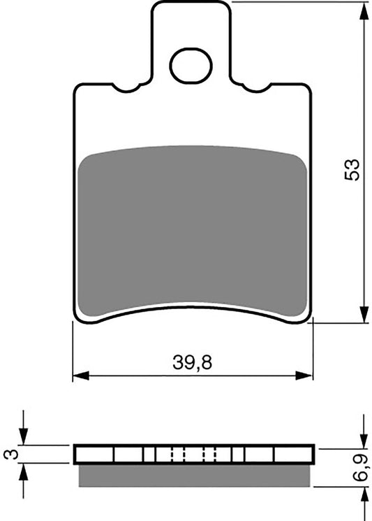 Goldfren Brake Pads AD107, VD256, VD923, FA206, FDB889, SBS668