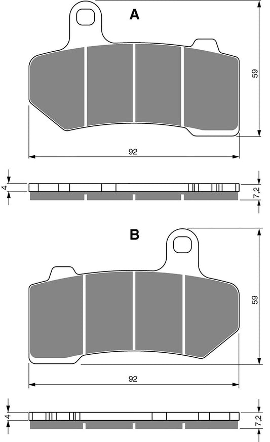Goldfren Brake Pads AD271, FA409, VD9025, SBS962