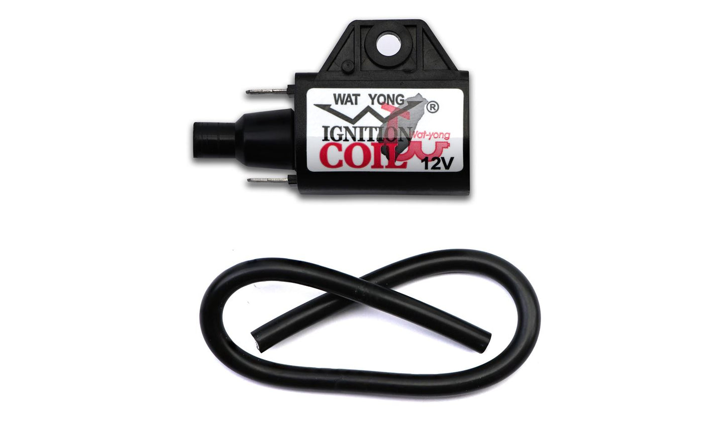Ignition Coil 12v CDI Single Lead 2 Spade Single Mount With Built in CDI