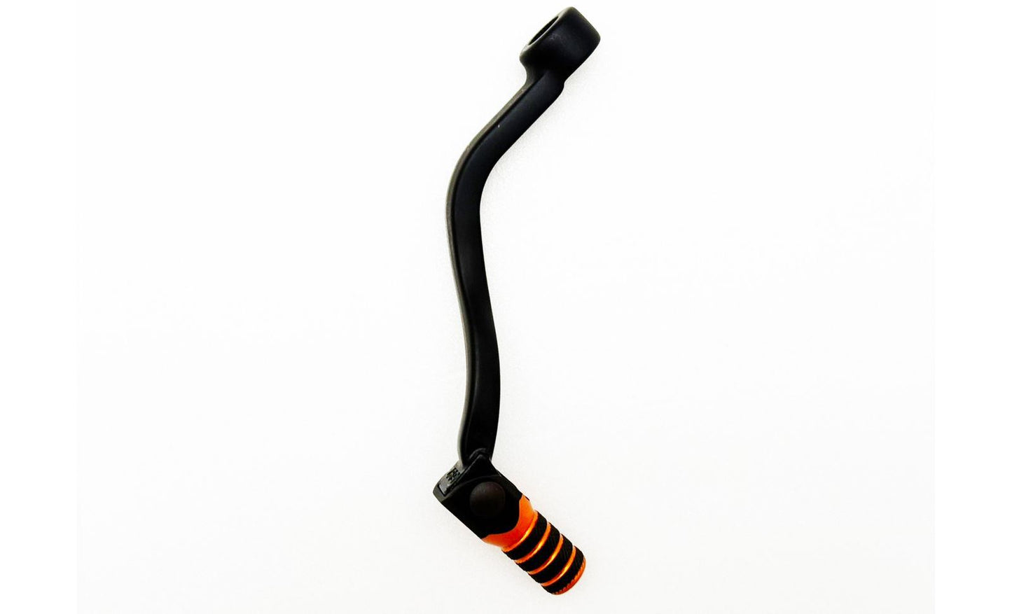 Gear Lever Alloy Black with Orange Tip KTM 125 SX 23-25, 250 SX 23-25, 300 SX 23-24, 250 EXC 24, Husqvarna TC125 23-25, TC250 23-25, TE250 24, Gas Gas MC125 24-25, MC250 25, EX250 24-25