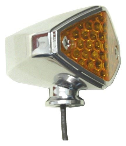 Marker Light Diamond Design with Amber Lens & LED Element