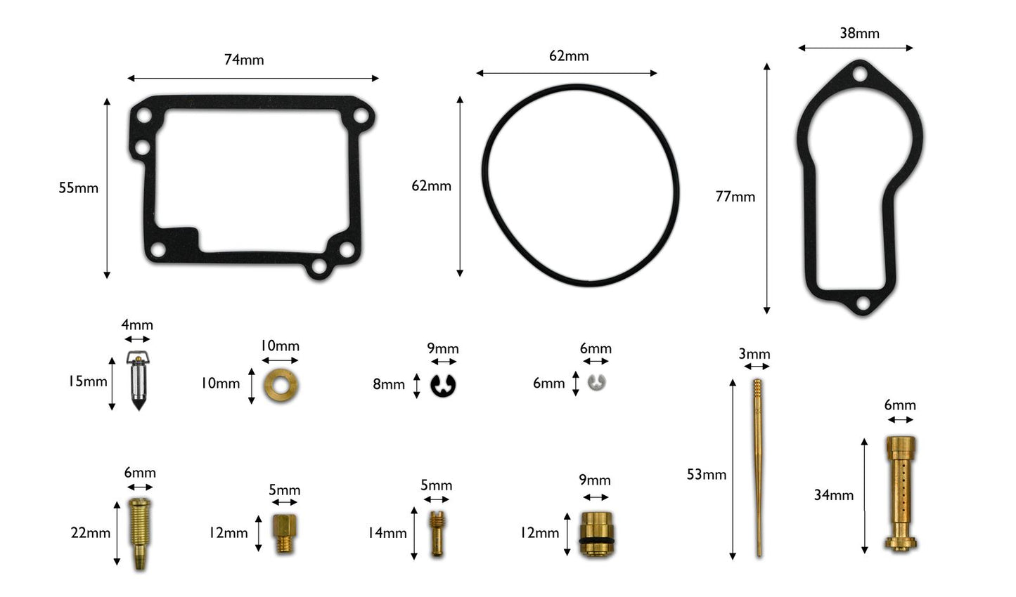 Carb Repair Kit Yamaha RD500LC 84-87