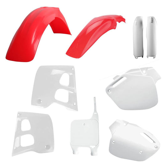 POLISPORT PLASTIC KIT + FORK GUARDS HONDA CR125 91-92, CR250 90-91, OEM 91