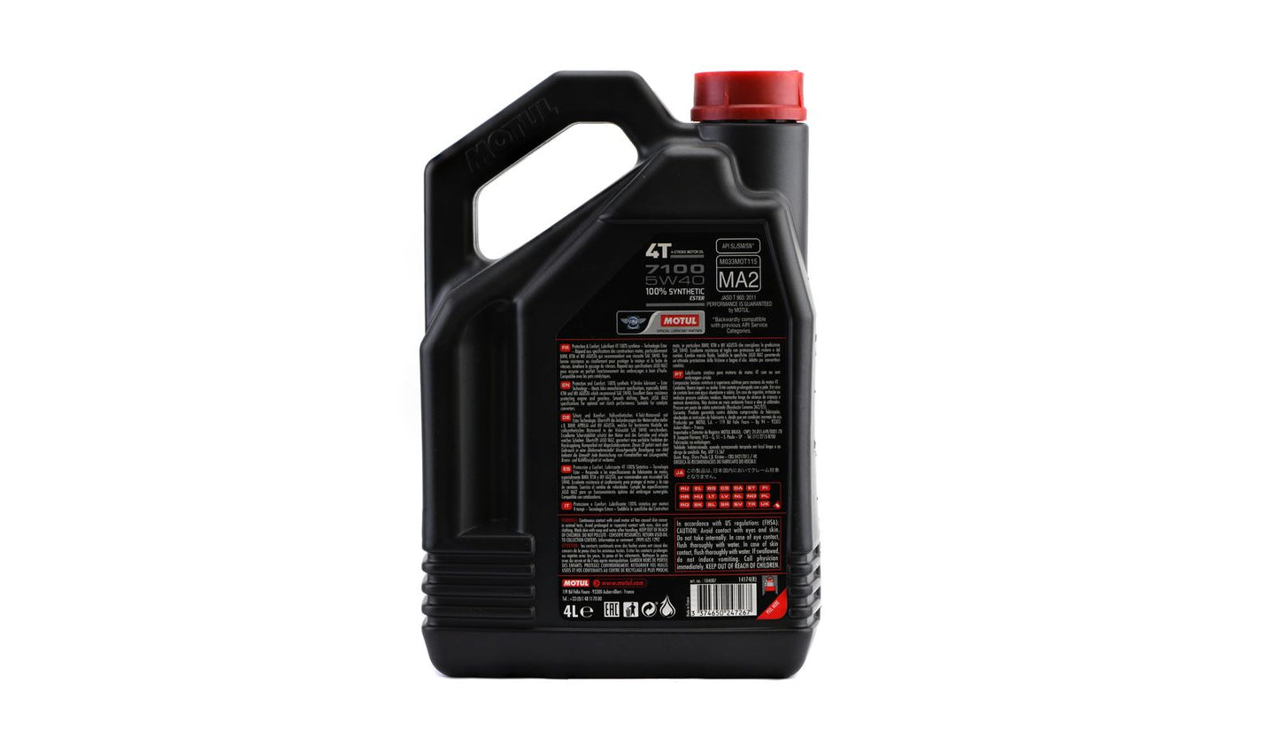 Motul 7100 5w40 4T 100% Synthetic 4 Litre