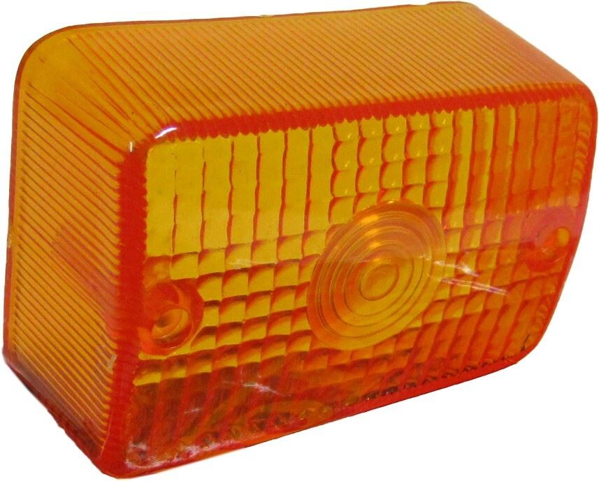 Indicator Lens Honda C90G Front Thick (Amber)