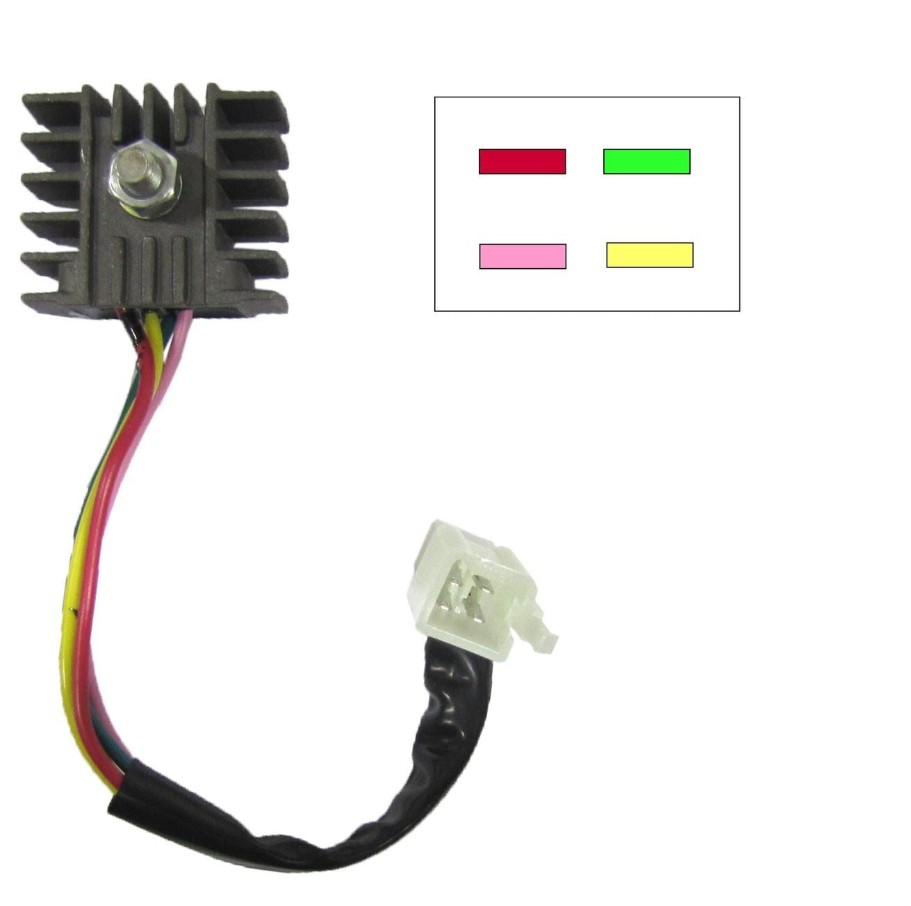 Rectifier Honda 4 wire type ideal replacement for C90