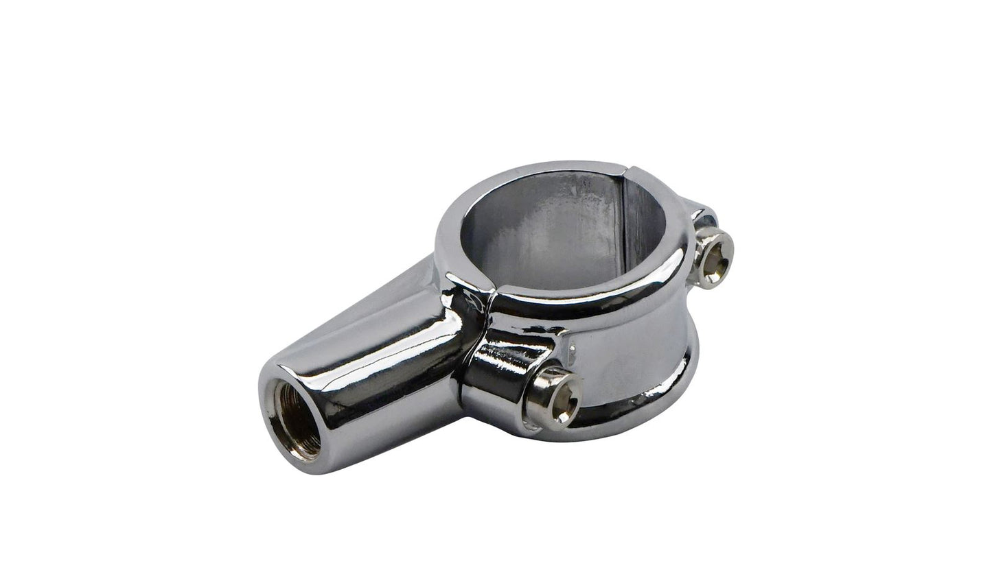 Mirror Clamp 10mm Chrome Universal For 1'' Handlebars