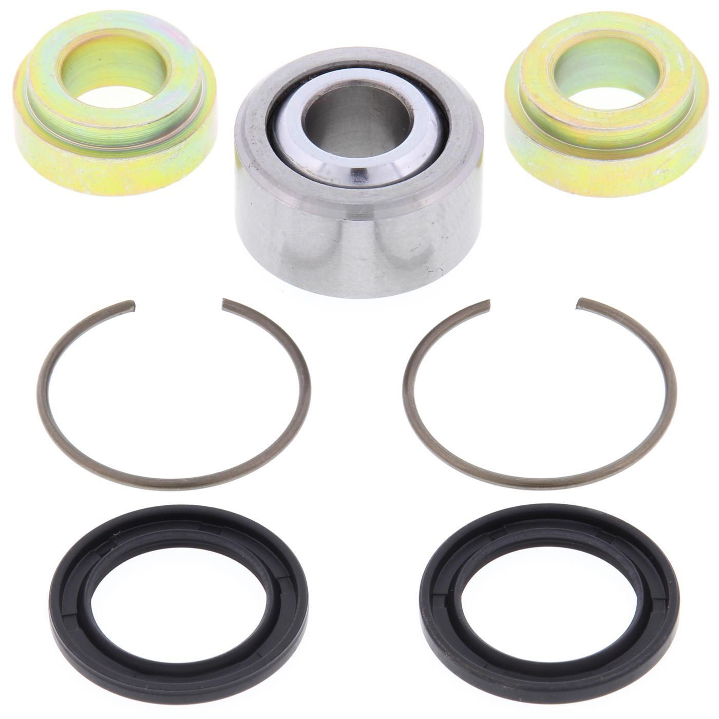 Lower Rear Shock Bearing Kit Suzuki DR650SE 90-95, LT-250R 85-86, RM125 1987, RM125 1988, RM125 85-86, RM125 87-88, RM250 1987, RM250 1988, RM250 85-86, RM250 87-88, Upper Rear Shock Bearing Kit Suzuki LT-250R 85-86, LT-250R 87-90, RM125 85-86, R