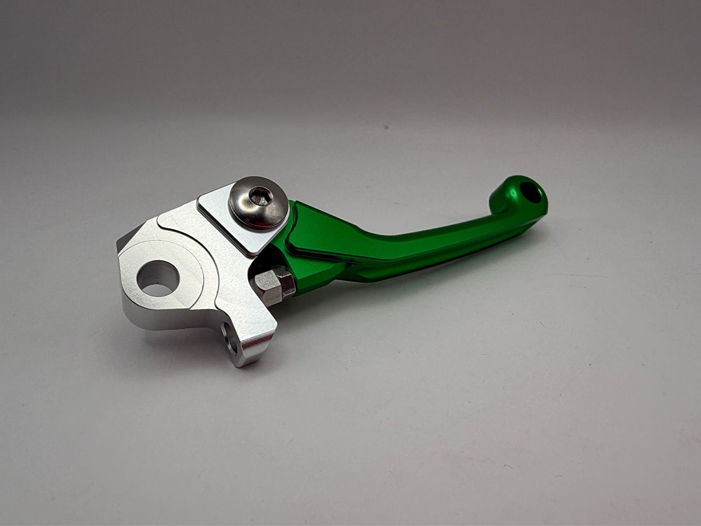 Snapback Front Brake Green Lever fits Kawasaki KX250F 13-19, KX450F 13-18, Yamaha YZ125 08-19, YZ250 08-19, YZ250F 15-19, YZ450F 15-19, WR450F 16-18
