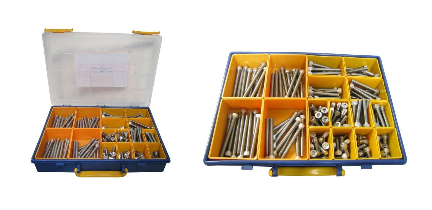 Screws Allen Kit 8mm x 12mm to 85mm Stainless Steel (Kit)