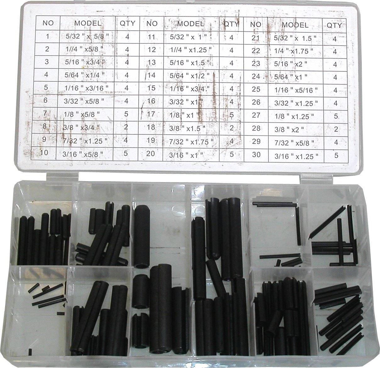 Pins Roll 120pc Assortment (Kit)