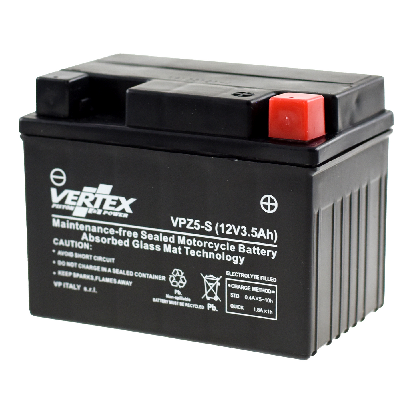 Vertex VPZ5-S Battery CTZ5-S (L:113 mm x W:70 mm x H:85 mm)