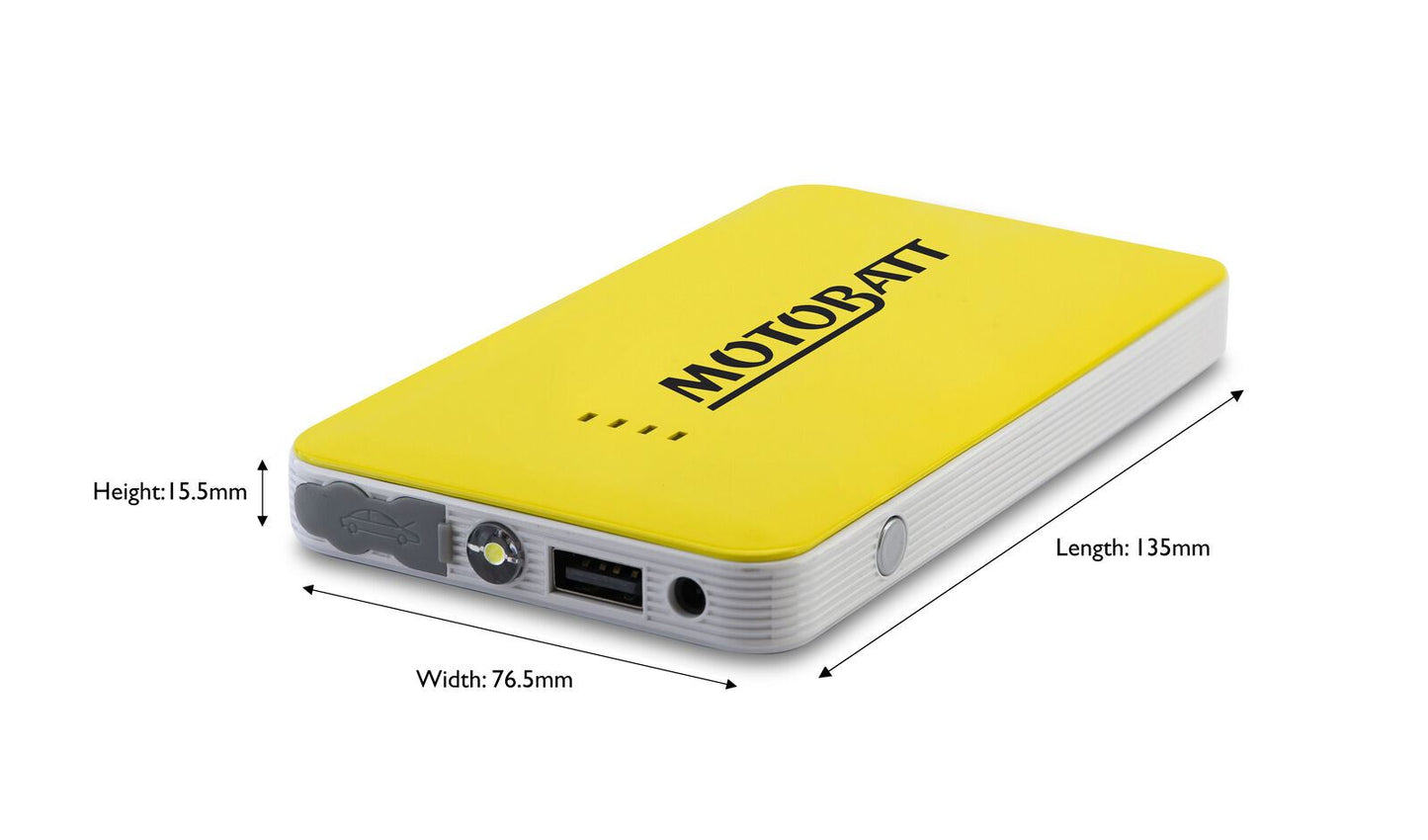 Motobatt 12v MBJ-7500 Mini Lithium Jump Starter