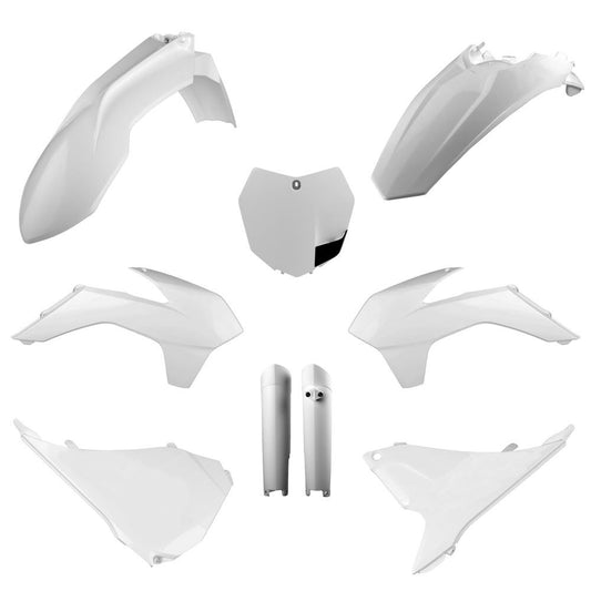 POLISPORT PLASTIC KIT KTM SX/SX-F/XC/XC-F 2013-2015, SX250 2016, WHITE