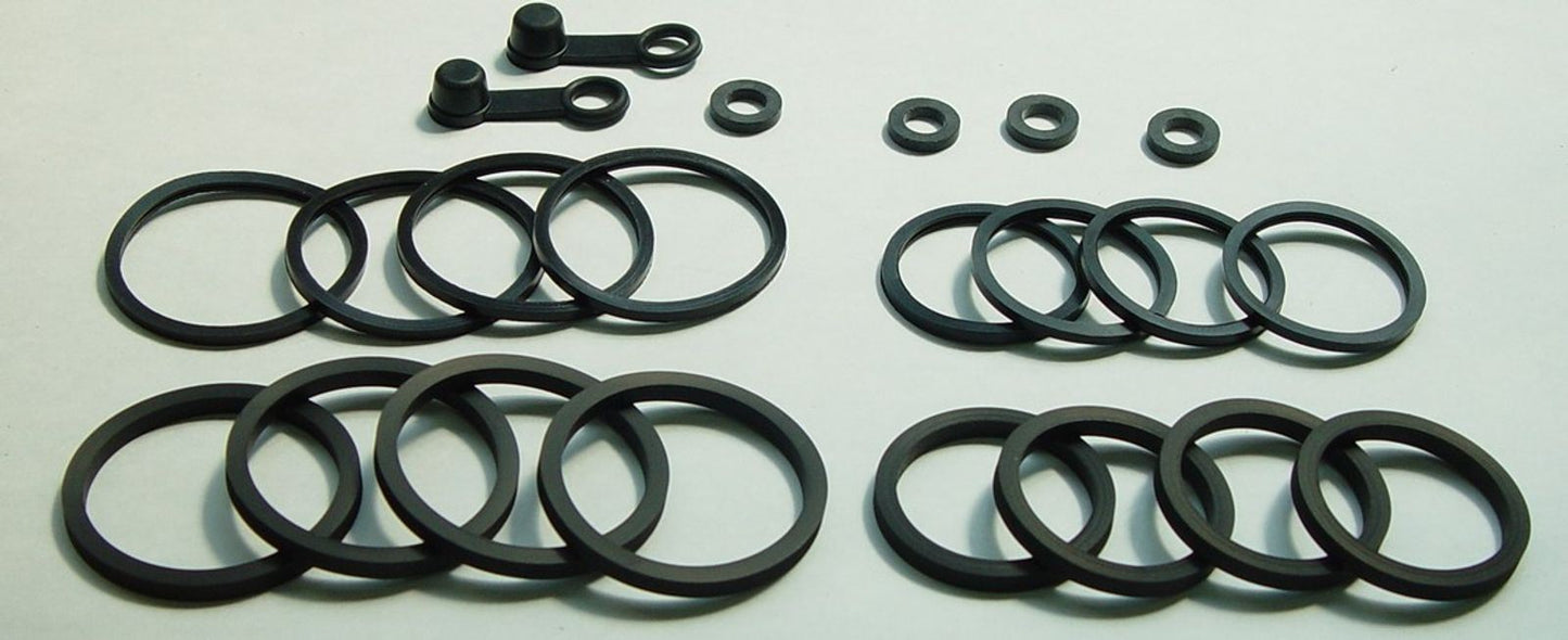 TourMax Brake Caliper Seal Rebuild Kit Front Kawasaki ZX750H1-2 90-91, ZXR750J1-2 91-92, ZX-7R 91-92, ZX750M1-2 93-94