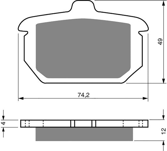 Goldfren Brake Pads AD058, VD918, FA78, FDB335/R, SBS549