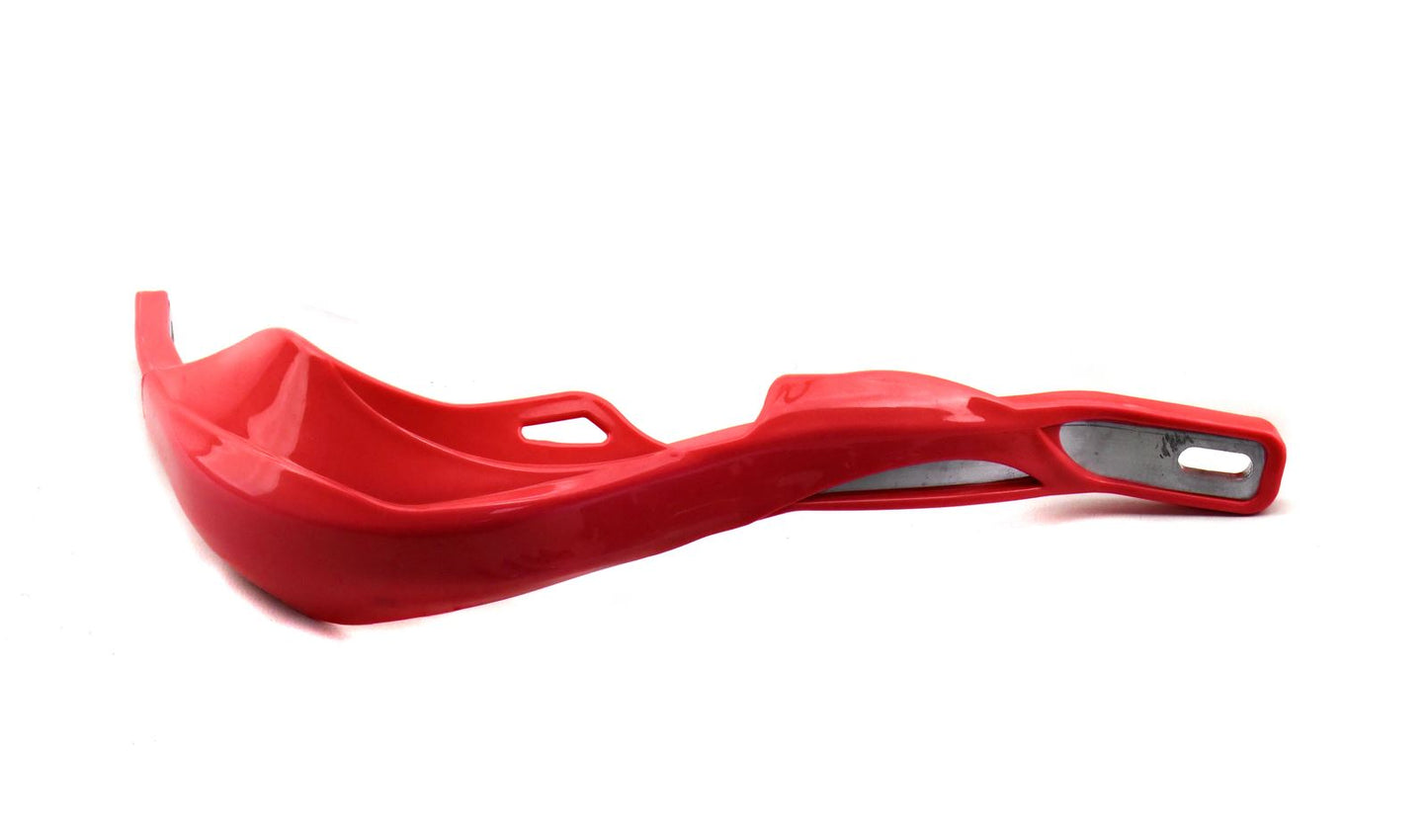 Handguards Wrap Around Red With Alloy Reinforcement Bar & Full Fitting Kit