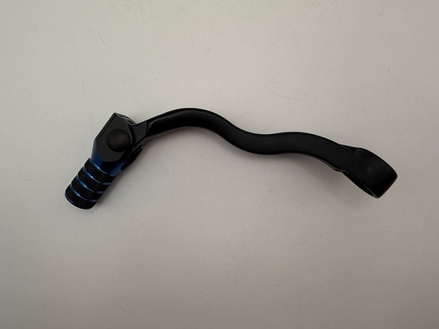 Gear Lever Alloy Black with Blue Tip KTM 250 SX 05-16, 250 SX-F 05-10, 250 EXC 94-16, 250 EXC-F 06-10, 300 EXC 94-16, Husqvarna TC250 14-16, TE250 14-16, TE300 14-16