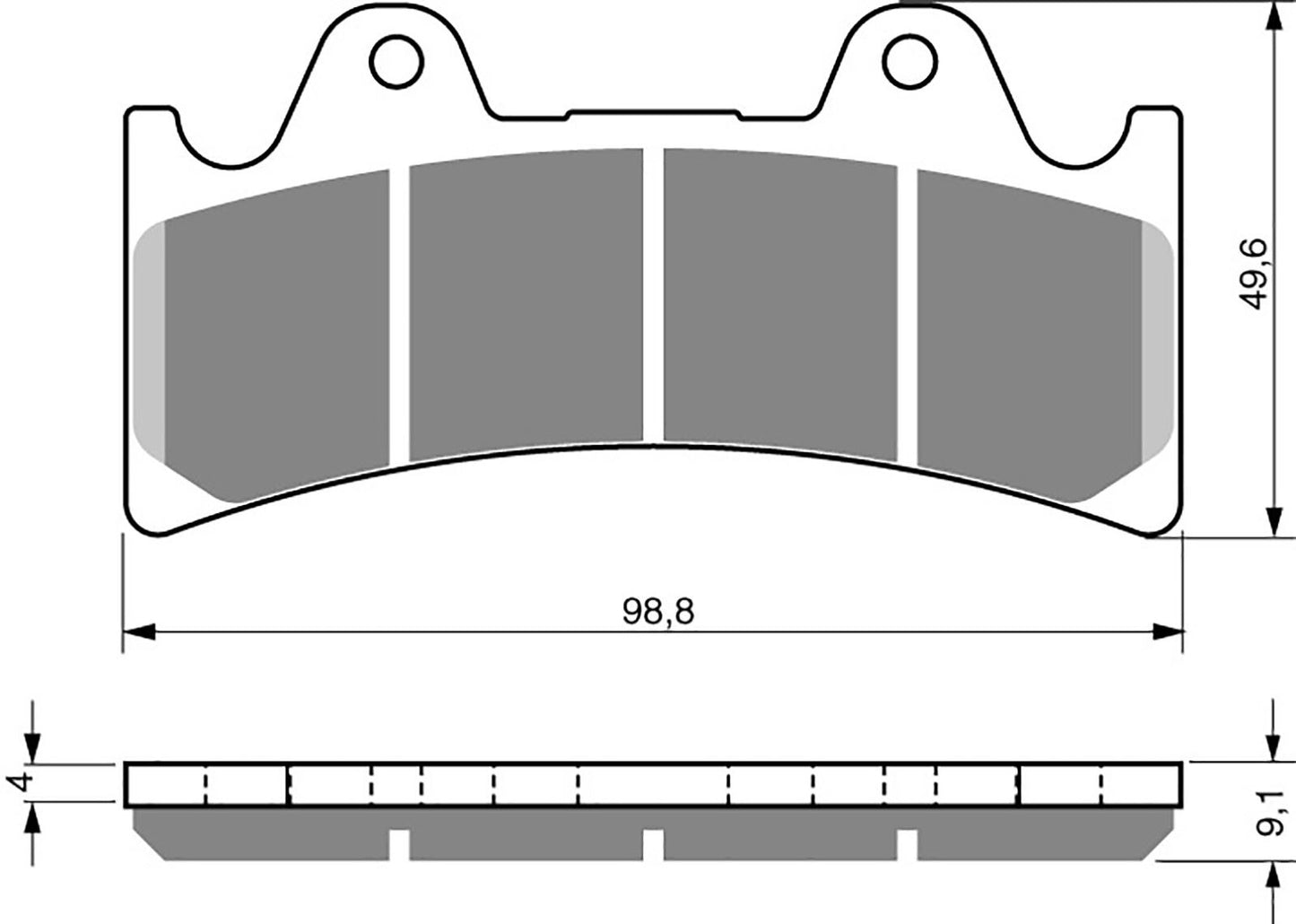 Goldfren AD227, Alcon 6 Piston Race Caliper