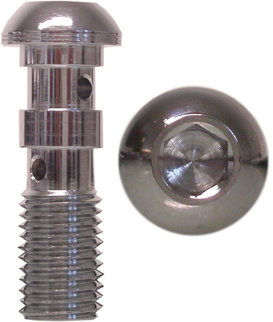 Banjo Bolt 10mm x 1.25mm Twin Chrome (Per 5)