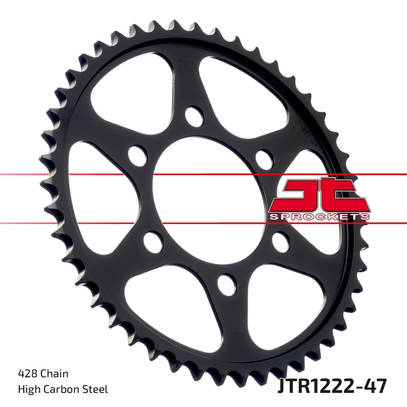 JTR1222.47 REAR SPROCKET 47 TOOTH PITCH 4