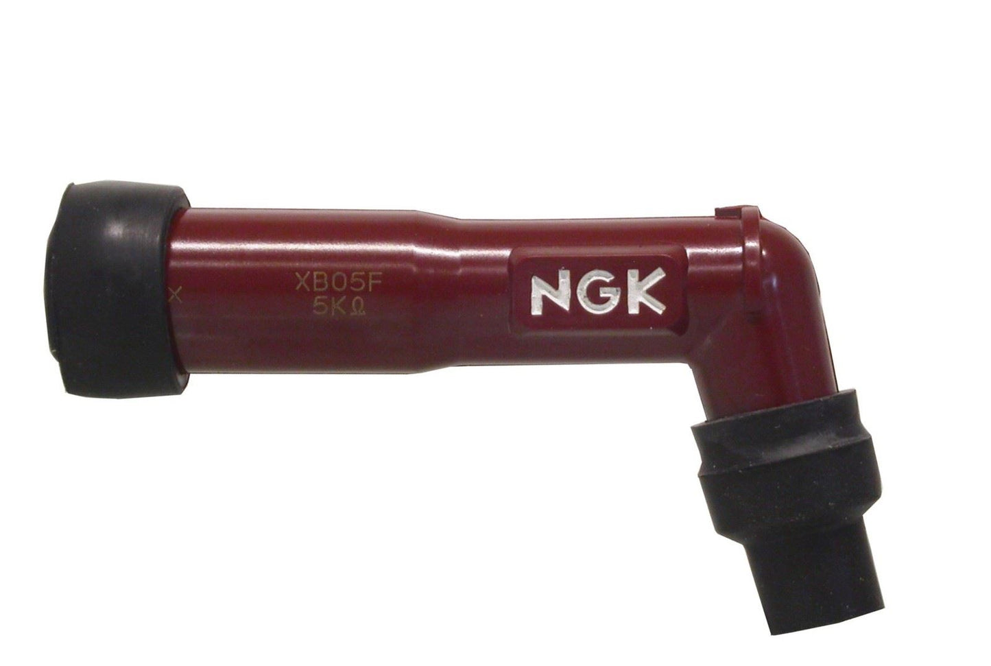 Spark Plug Cap XB05F NGK with Red Body Fits Threaded Terminal