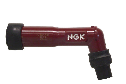 Spark Plug Cap XB05F NGK with Red Body Fits Threaded Terminal