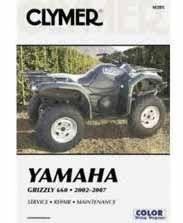 Clymer Manual For Yamaha Grizzly660 02-08