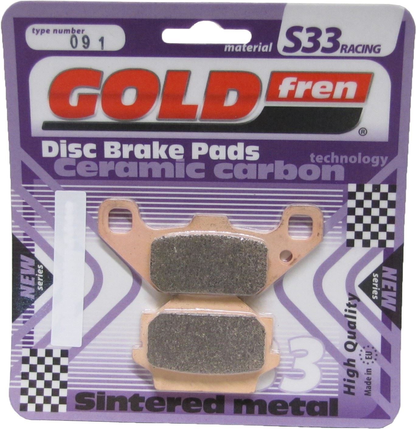 Goldfren Brake Pads S33-091, VD332, FA128, FDB2013