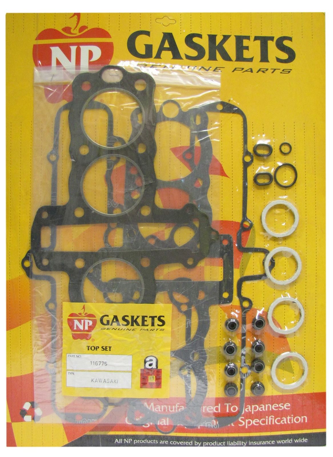 Top Set Kawasaki Z550A, Z550C, GPZ550, GT550G2-G4 80-91