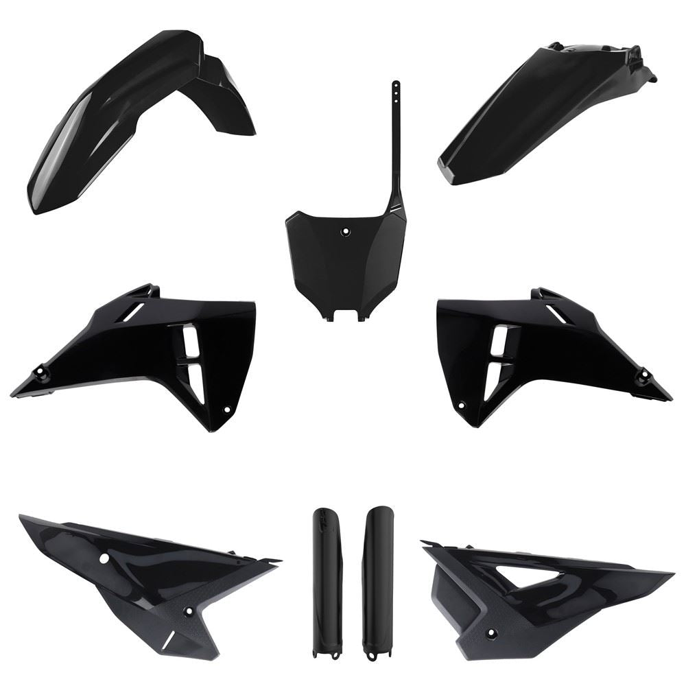 POLISPORT PLASTIC KIT + FORK GUARDS HONDA CRF250R 2025, CRF450R 2025, BLACK