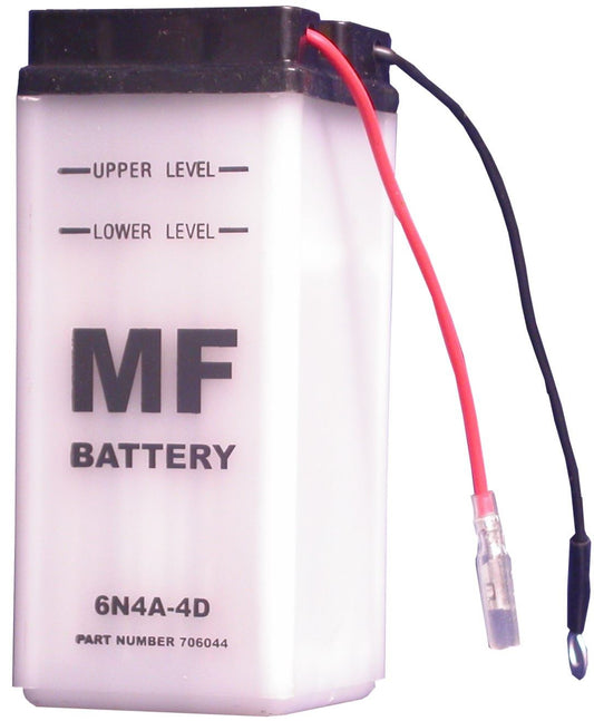 Battery 6N4A-4D  - 6v 4AH L:57mm H:130mm W:61mm