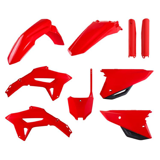 POLISPORT PLASTIC KIT+FORK GUARDS HONDA CRF250R 22-24, CRF450R 21-24, OEM STYLE