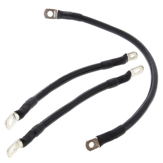 Battery Cable Kit Black Harley FXD Super Glide 95-98, FXD Super Glide 99-03, FXDBD Dyna Sturgis 1992, FXDBS Dyna Daytona 89-92, FXDC Super Glide Custom 1992, FXDL Dyna Low Rider 93-98, FXDL Dyna Low Rider 99-03, FXDP Dyna Police 01-03, FXDS-CON D