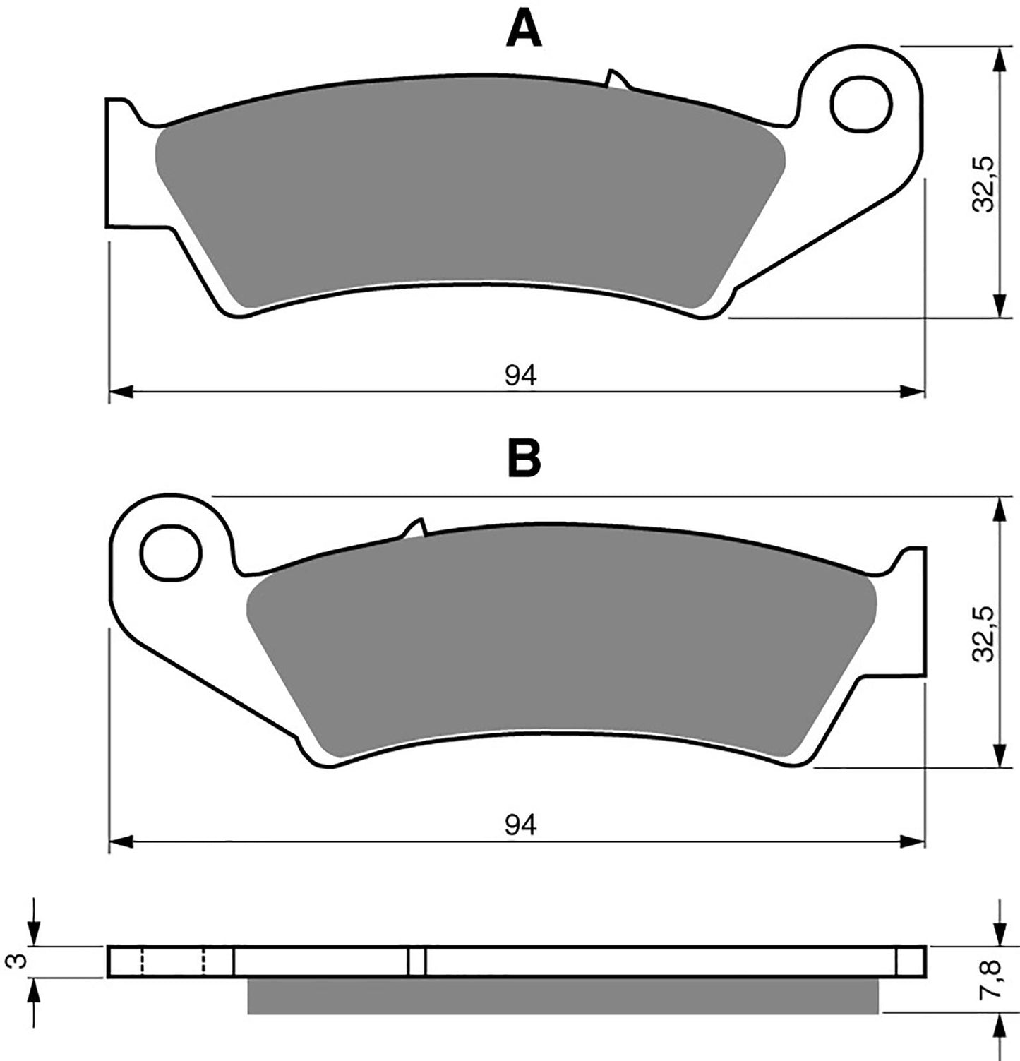 Goldfren Brake Pads AD004, VD139, VD161, FA125, FDB495, SBS603