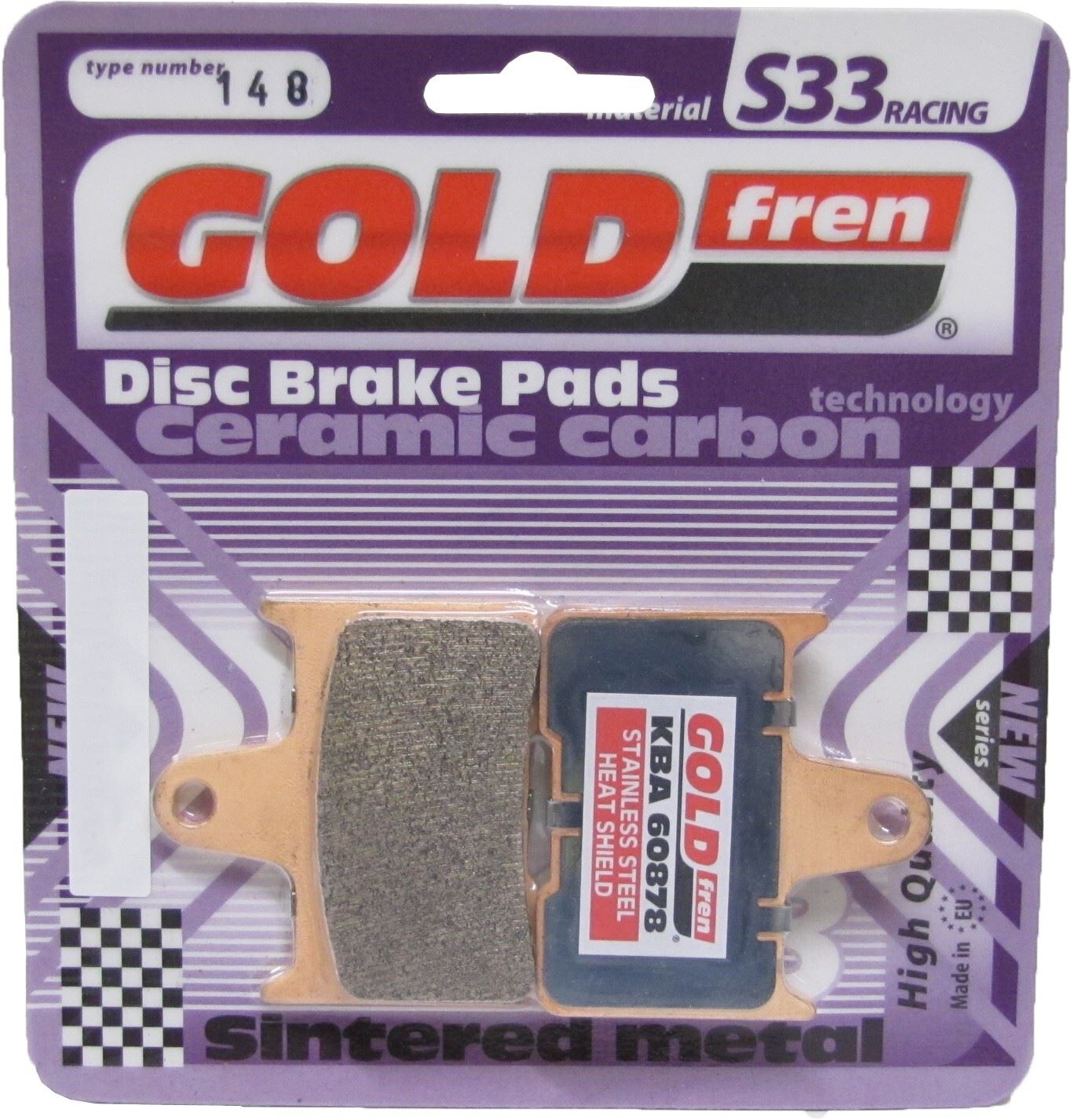 Goldfren Brake Pads S33-148, VD436, FA254, SBS715