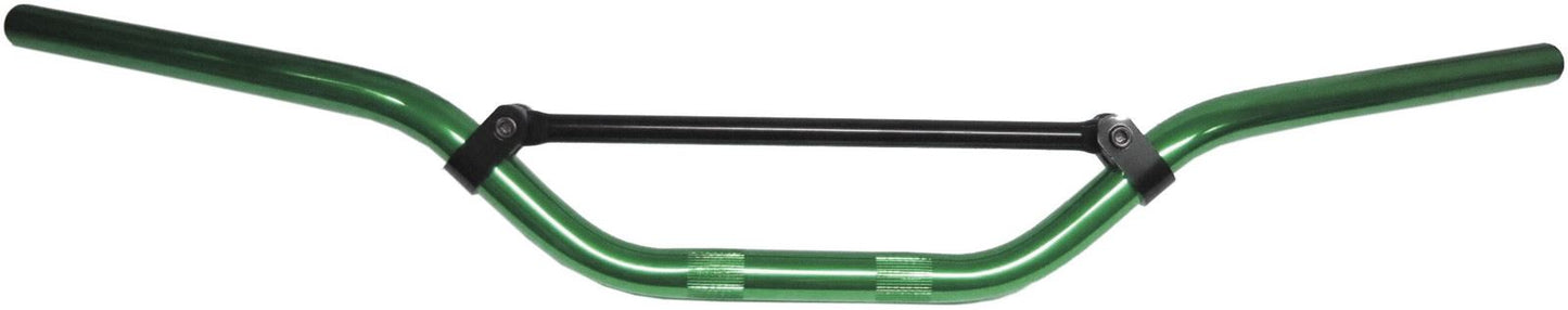 Handlebar 7/8" 22mm Aluminium Green 3.50" rise with brace