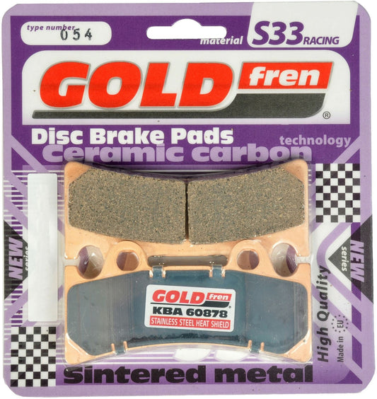 Goldfren Brake Pads S33-054, VD258, FA190, FDB864, SBS683