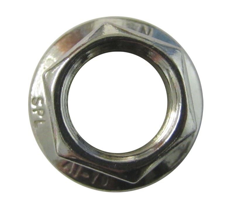 Nuts Flange Stainless Steel M10 x 1.25mm Pitch