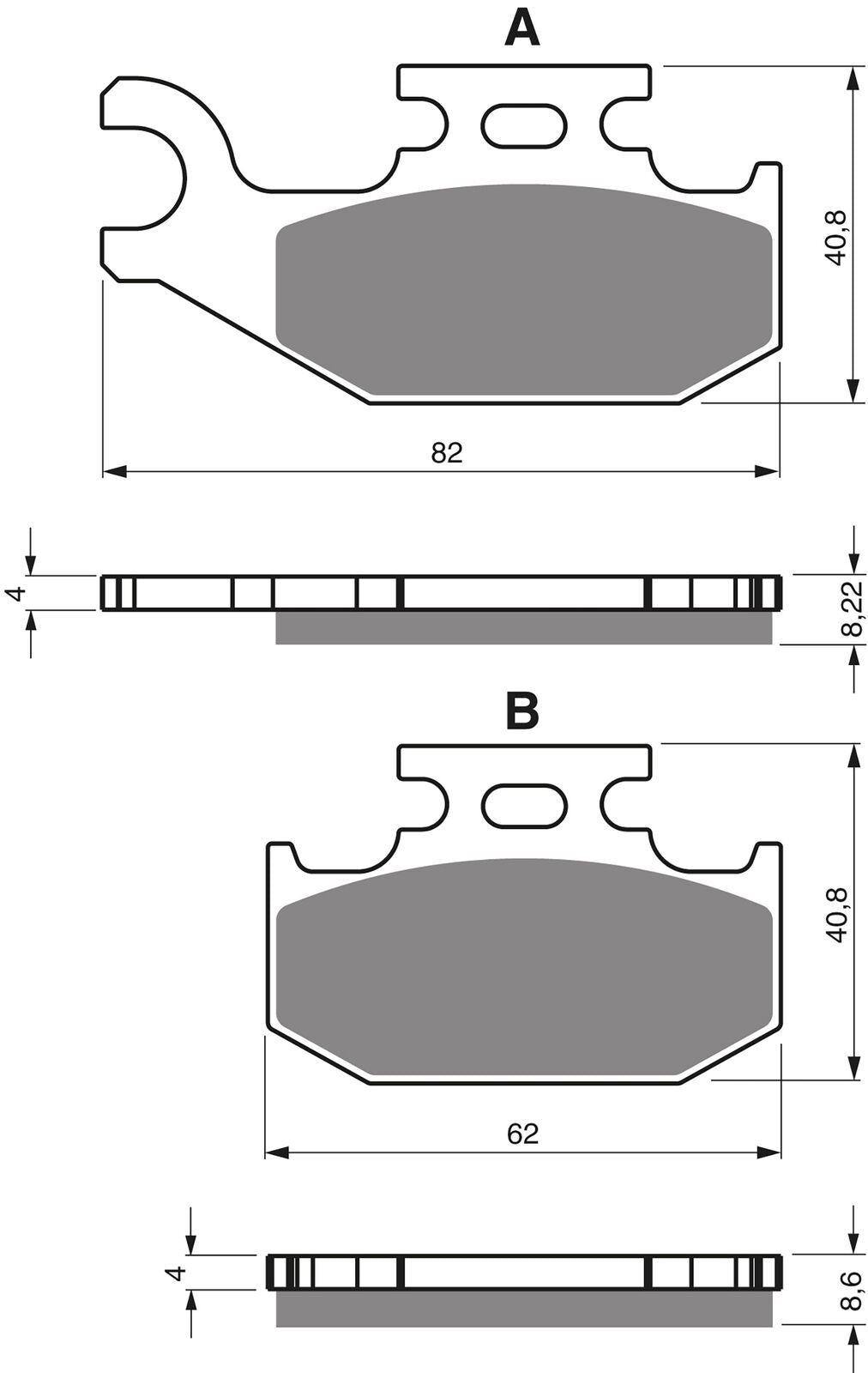 Goldfren Brake Pads K1-374,FA414