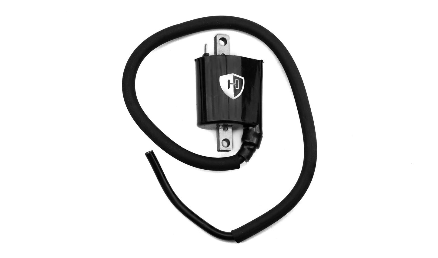 Ignition Coil 12v CDI Single Lead 2 Terminals At 12 & 3 (80mm Centres) (P:1.46Oh, S: 10.67KOh)